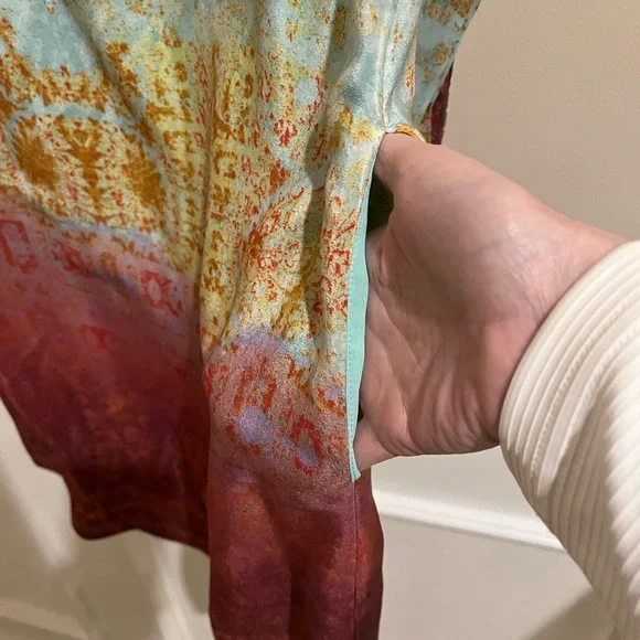 Anthropologie Maeve Silk Mini Dress - Picture 6 of 11